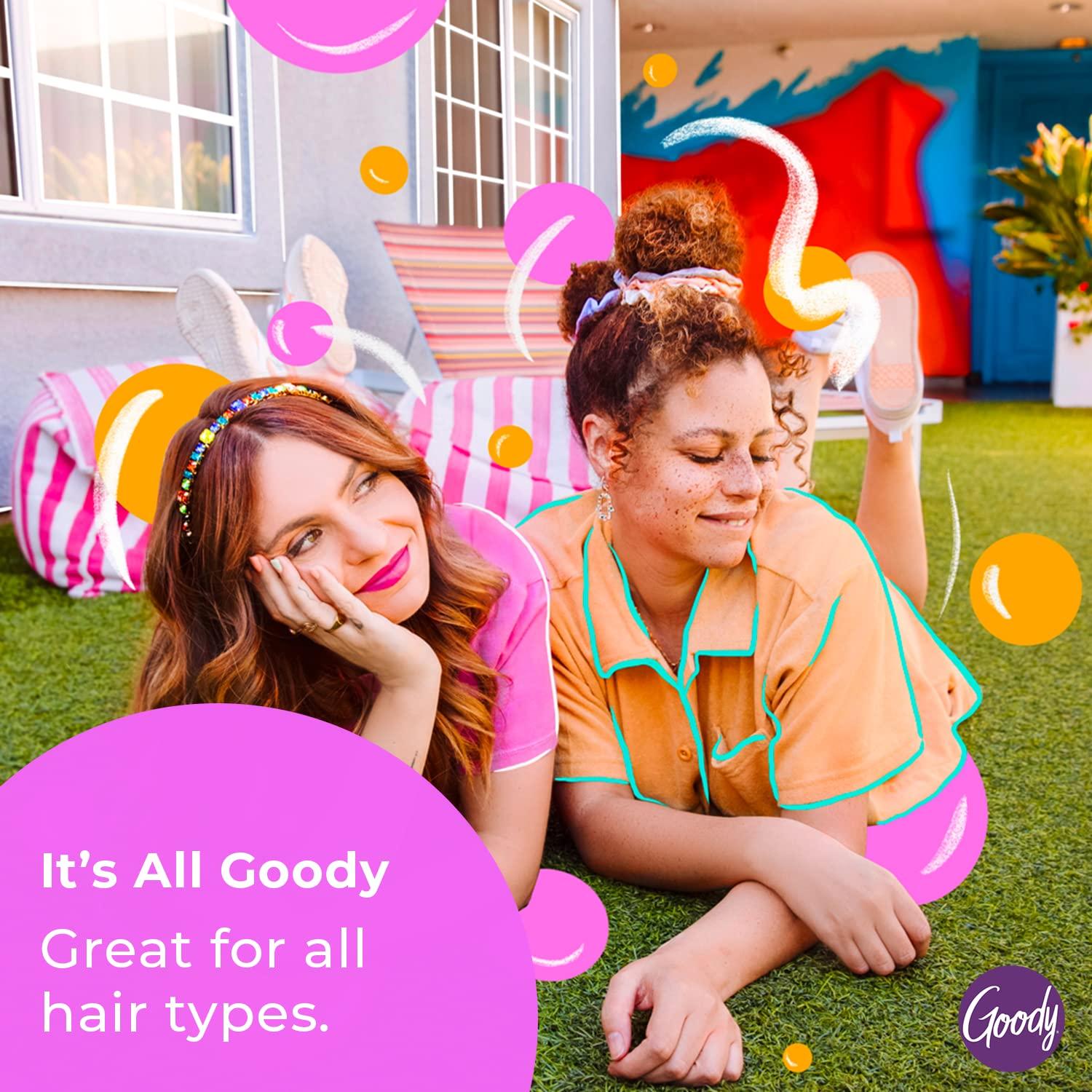imageGoody Detangle It Oval Hair Brush Detangler with Fine Flexible Bristles Use as a Detangling or Styling Brush Tackles Tangles ampamp Knots All Hair Types BrownGreyDetangler Comb