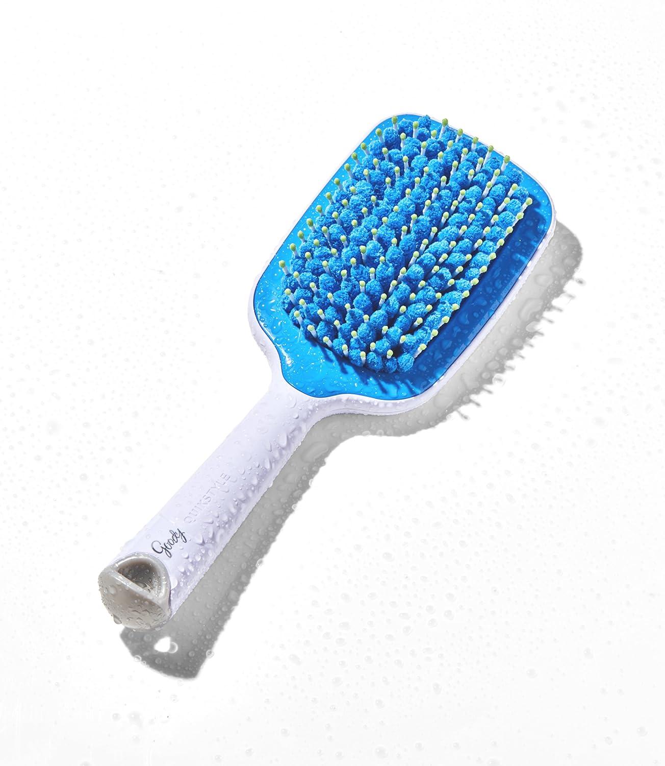 imageGoody Detangle It Oval Hair Brush Detangler with Fine Flexible Bristles Use as a Detangling or Styling Brush Tackles Tangles ampamp Knots All Hair Types BrownGreyQuikstyle Paddle Brush
