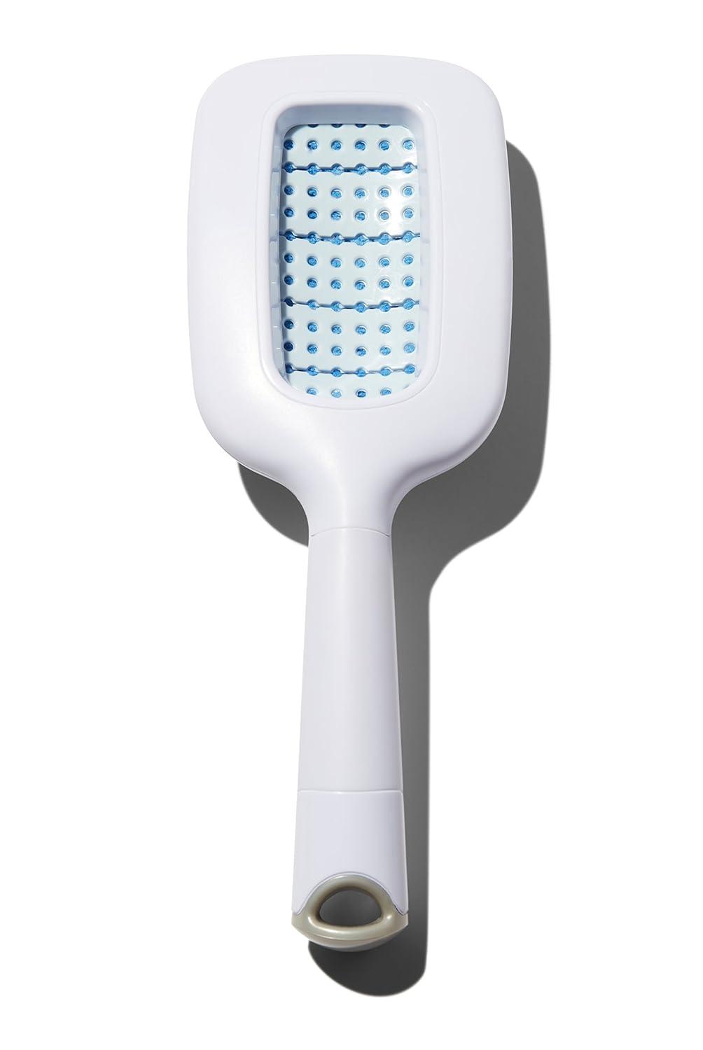 imageGoody Detangle It Oval Hair Brush Detangler with Fine Flexible Bristles Use as a Detangling or Styling Brush Tackles Tangles ampamp Knots All Hair Types BrownGreyQuikstyle Paddle Brush