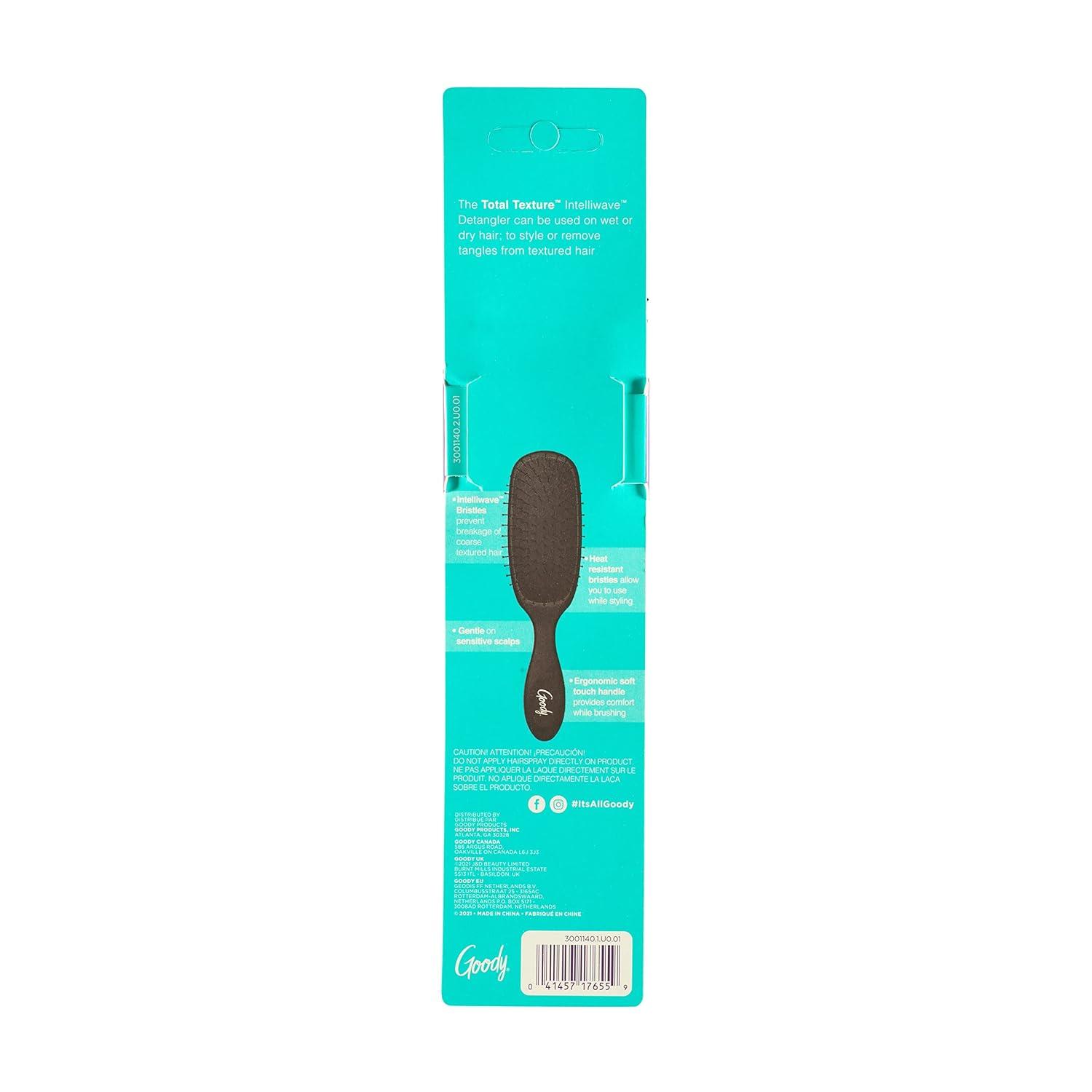 imageGoody Total Texture Intelliwave Detangler Brush  Style or Remove Tangles for Wet or Dry Hair  Prevent Breakage of Coarse Textured Hair with HeatResistant Bristles and Ergonomic Handle