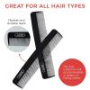 imageGoody Ace Classic Bobby Pocket and Purse Comb  5 Inch Black Durable ampamp Flexible Teeth Suitable for All Hair Types Fine Comb Teeth for Thin to Medium Hair45 Inch