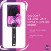 imageGoody Oval Hair Brush with Gelous Grip  For All Hair Types  Ion Infused Bristles for FrizzFree and Glossy Styling  PainFree Hair Accessories for Women Men Boys and Girls