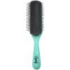 imageGoody Total Texture Detangler Brush Firm Bristles Smoothens Frizz Ergonomic Design Use as a Detangling or Styling Brush for Textured Hair Vibrant Turquoise1 Count Pack of 2
