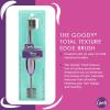 imageGoody Total Texture Edge Brush  Flexible Nylon Bristles for Precise Styling  Wide and Fine Tooth Combs for a 3in1 Hair Accessories for Women and Girls  NonSlip Grip