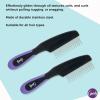 imageGoody Total Texture Rotating Detangler Brush  Glides Through All Textures Coils and Curls While Being Gentle on Scalp  Wet or Dry Hair  Hair Accessories for Women and Girls  NonSlip Grip