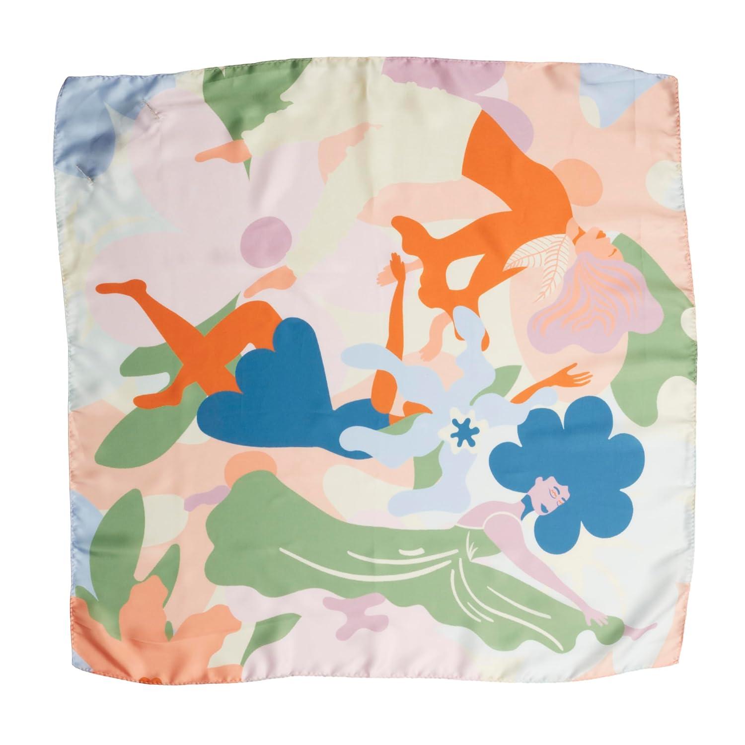 imageGoody X Sophia Yeshi Ouchless Satin Scarf for Hair Lightweight Smooth Daily Wear Head Scarf Styling Accessories for Men ampamp Women All Hair Types Beautiful Bold Print