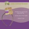 imageGOODY Planet Classic SlideProof Headbands 2ct Oatmeal and NavyBlack and Rust
