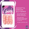 imageGoody Dentless Jelly Bands  Elastic Hair Coils for Long Lasting Braids Ponytails and More  3 Count Pink  Medium to Thick Hair  Hair Accessories for Women and GirlsPink 3 Ct Thick Hair
