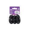 imageGoody Dentless Jelly Bands  Elastic Hair Coils for Long Lasting Braids Ponytails and More  3 Count Pink  Medium to Thick Hair  Hair Accessories for Women and GirlsBlack 3 Ct Thick Hair