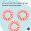 imageGoody Dentless Jelly Bands  Elastic Hair Coils for Long Lasting Braids Ponytails and More  3 Count Pink  Medium to Thick Hair  Hair Accessories for Women and GirlsPink 3 Ct Thick Hair