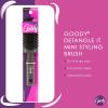 imageGoody Mini Styling Brush with Rubber Base  Detangler Brush For Quick TouchUps Throughout The Day for All Hair Types  PainFree Hair Accessories for Women Men Boys and Girls