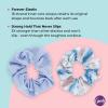imageGoody Ouchless Forever Satin Scrunchies 2 Ct Brown ampamp Black 3X Stronger DamageFree Hold Hair Scrunchies 16 Strand Inner Core Styling Accessories for Women ampamp Men For MediumThick HairBlue Stripes