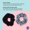 imageGoody Planet Goody Ouchless Hair Scrunchie  3 Count Assorted Camilla Stripe  Hair Accessories for Women and GirlsForever BlackDot 2 Ct
