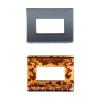 imageGoody SlideProof Rectangular Large Claw Clips  2 Ct Warm Tones Secure Grip Hair Styling Accessories for Women ampamp Men Claw Clips for Thick HairBlackTort Square Claw