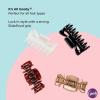 imageGoody SlideProof Rectangular Large Claw Clips  2 Ct Warm Tones Secure Grip Hair Styling Accessories for Women ampamp Men Claw Clips for Thick HairNeutrals Medium Claw