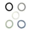 imageGoody Trend Ponytailers Elastic Hair Coils  3 Count Glitter  Assorted  For Medium to Thick Hair  Hair Accessories for Women and Girls  Perfect for LongLasting Braids Ponytails and MoreAssorted 5 Ct
