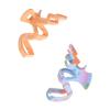 imageGoody X Sophia Yeshi SlideProof Claw Clip Hair Clip for Women ampamp Men Secure Grip For MediumThick Hair Orange ampamp Pink Extra LargePeachBlue Multi