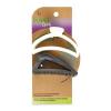 imageGOODY Planet SlideProof Claw Clips 2ct Black and CreamBlack
