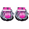 imageGoody Planet Goody Ouchless Hair Scrunchie  3 Count Assorted Camilla Stripe  Hair Accessories for Women and GirlsForever BlackDot 2 Ct