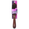 imageGoody Smooth and Sleek Wood Styling Brush with Natural Boar Bristles Flyaway Free Finish For All Hair Types Brown 1CT