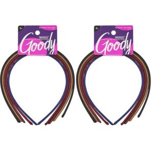 imageGOODY Ouchless Headband  Fashion Print  Comfort Fit for All Day Wear  For All Hair Types  Hair Accessories for GirlsAssorted 5 Ct