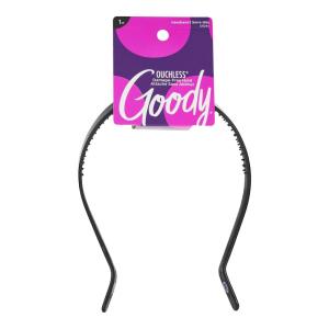 imageGOODY Ouchless Headband  Fashion Print  Comfort Fit for All Day Wear  For All Hair Types  Hair Accessories for GirlsBlack Flex