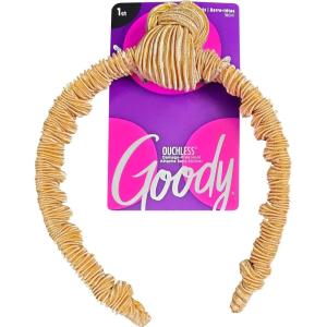 imageGOODY Ouchless Headband  Fashion Print  Comfort Fit for All Day Wear  For All Hair Types  Hair Accessories for GirlsGold