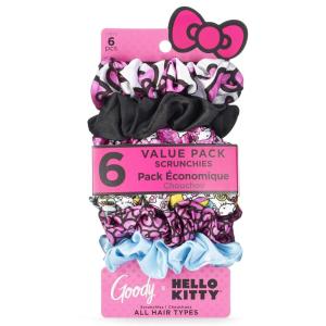 imageGoody Planet Goody Ouchless Hair Scrunchie  3 Count Assorted Camilla Stripe  Hair Accessories for Women and GirlsScrunchies 6 Ct