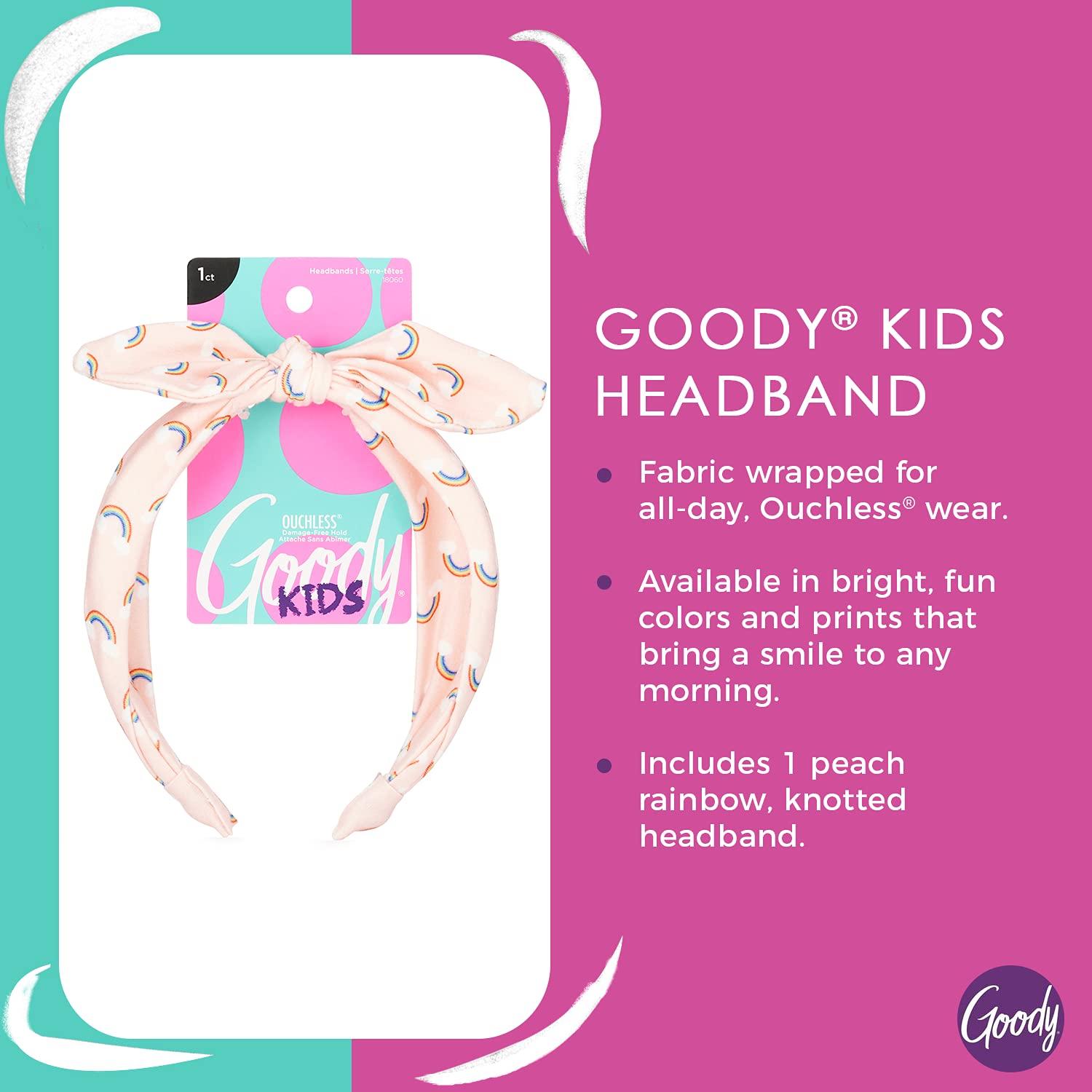 imageGoody Kids Headband  Rainbow Print  Comfort Fit for All Day Wear  For All Hair Types  Hair Accessories