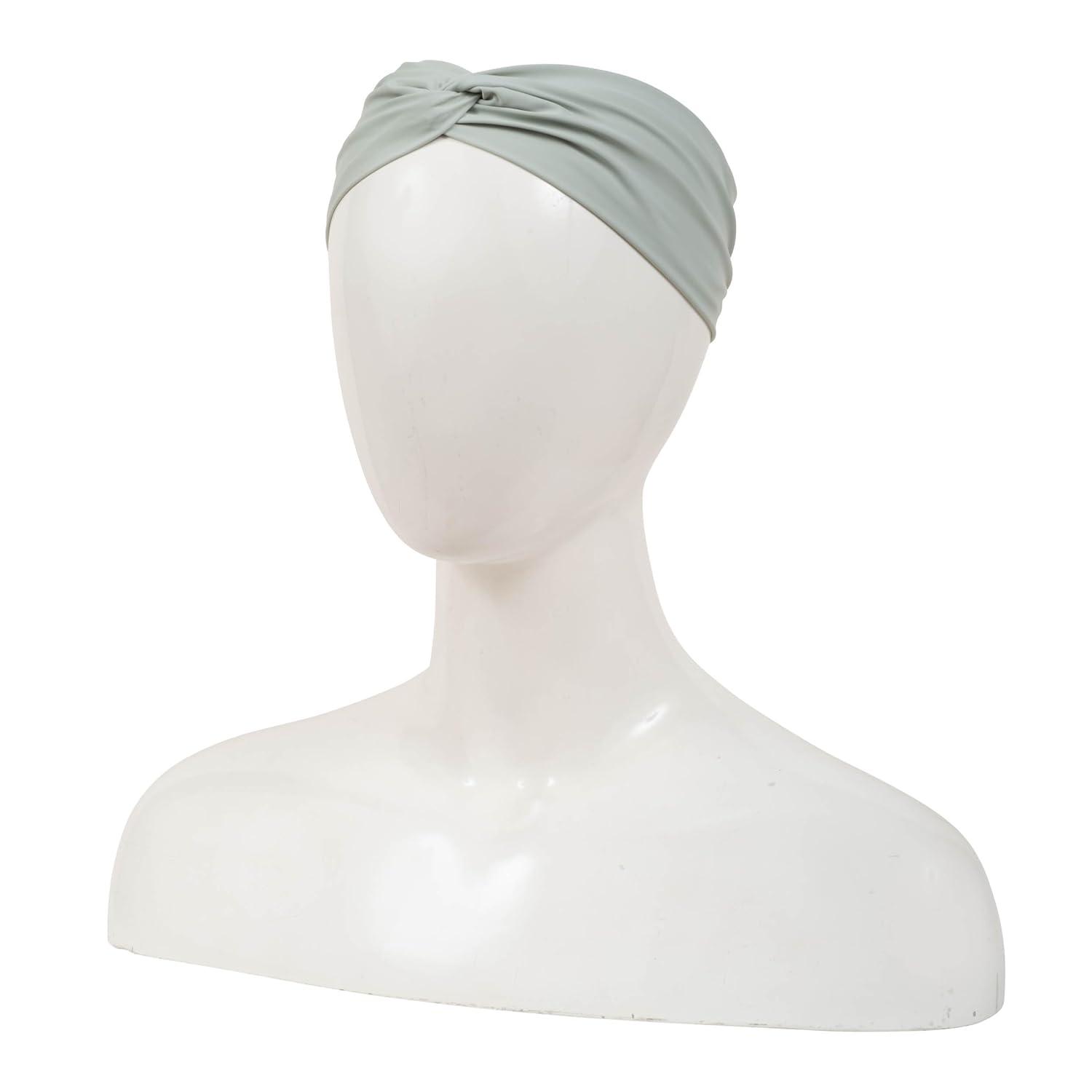imageGoody Sport Lycra Head Wrap  1Ct Green QuickDry Headbands for Women ampamp Men Versatile Hair Accessories with SportLevel Grip All Hair Types