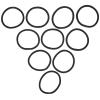 imageGOODY Ouchless XL ampamp Extra Thick Elastics Black 100 CountBlack