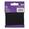 imageGoody Ouchless Seamless Hair Elastics 8 Ct Black DamageFree Gentle Hold Elastic Ties No Snag or Pull For All Occasions Chic Styling Accessories for Women ampamp Men All Hair TypesBlack