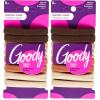 imageGoody Ouchless Sweater Hair Ties 8 Ct Neutral Tones Gentle Secure ampamp DamageFree Elastic Bands for All Occasions No Snag or Pull Styling Accessories for Women ampamp Men For Thick HairBROWN