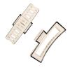 imageGoody Sport Forever SlideProof Rectangle Claw Clips  4 Ct 2 Large for Thick Hair  2 for Fine Hair 3X Stronger SportLevel Grip for Workout