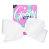 imageGoody Kids Large Bow Barette  White  Stay Tight Closure Help Keep Hairs In Place  Hair Accessories