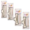 imageGoody Sport Forever SlideProof Rectangle Claw Clips  4 Ct 2 Large for Thick Hair  2 for Fine Hair 3X Stronger SportLevel Grip for Workout