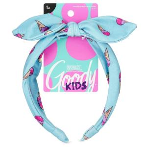 imageGOODY Kids Headband  Ice Cream Print  Comfort Fit for All Day Wear  Secures All Hair Types