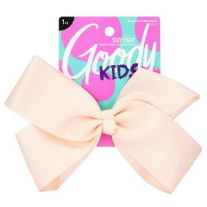 imageGoody Kids Large Bow Barette  Blush  Stay Tight Closure Help Keep Hairs In Place  Hair Accessories