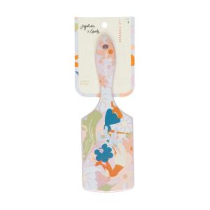 imageGoody X Sophia Yeshi Ouchless Detangler Brush Cushioned Paddle Brush with Nylon Bristles for Tangles ampamp Knots All Hair Types Floral Print