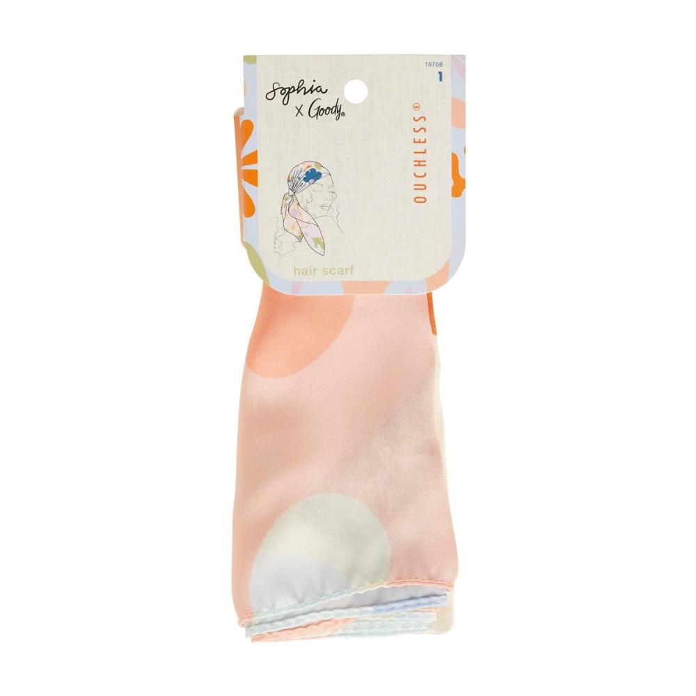 imageGoody X Sophia Yeshi Ouchless Satin Scarf for Hair Lightweight Smooth Daily Wear Head Scarf Styling Accessories for Men ampamp Women All Hair Types Beautiful Bold Print
