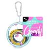imageGOODY Kids Ouchless Elastics with Mini Pouch for All Hair Types  Accessories for Women and Girls  Perfect for Long Lasting Braids Ponytails and More Peach Rainbow 11 CountIce Cream Elastics Mini Pouch