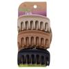 imageGOODY Planet Sustainable Round Claw Clips Assorted Colors Colors may vary 3 Counts Pack of 1  PainFree Hair Accessories for Women Men Boys and GirlsNEUTRAL