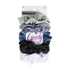imageGoody Ouchless Scrunchies for Women 12 Ct Assorted Warm Tones DamageFree ampamp Secure Hold Ties Gentle Hair Accessories for Women ampamp Men All Day Comfort All Hair TypesCool Tones