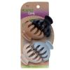 imageGoody Planet Spider Claw Clip 4 Count Assorted Neutral Colors Medium to Long Hair Longlasting ampamp NonSlip PainFree Styling Accessories for Women Men Boys ampamp Girls All Hair TypesSpider Claw Clip 4 Ct Neutral