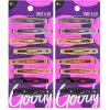 imageGoody Snap Hair Clips for Kids 10 Ct Warm Tones Barrettes for Women ampamp Family Easy Stackable Styling Comfort Contour Design Styling Accessories for All Occasions All Hair TypesAssorted