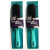 imageGoody Total Texture Detangler Brush Firm Bristles Smoothens Frizz Ergonomic Design Use as a Detangling or Styling Brush for Textured Hair Vibrant Turquoise1 Count Pack of 2