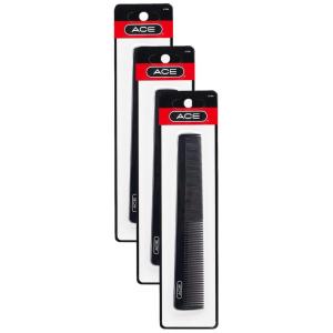 imageGOODY ACE ACE All Purpose Hair Comb  7 Inch Black  Great for All Hair Types  Fine Comb Teeth for Thin to Medium Hair61286 1 Count Pack of 17 Inch Pack of 3