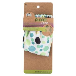 imageGOODY Planet Shower Cap1 Count  Green Dots  Protect Your Hairstyle While Remaining Comfortable  Hair Accessories for MenWomenBoysampamp Girls  Made with Recycled OceanBound Plastic