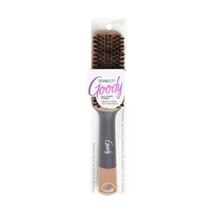 imageGoody Detangle It Boar Bristle Hair Brush Use as a Detangling or Styling Brush Conditions ampamp Boosts Shine Helps Tackle Knots ampamp Reduce Frizz For Wet or Dry Hair BrownGrey1 Count Pack of 1