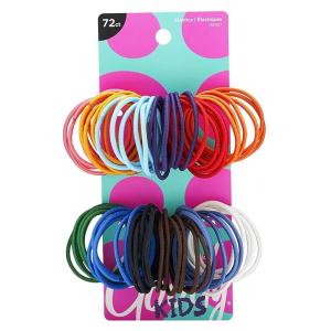 imageGoody Kids Ouchless Elastic Hair Ties  60 Ct Assorted Colors 2MM Rubber Bands for Hair PainFree Hair Accessories for Girls ampamp Boys Made for LongLasting Braids Ponytails ampamp More For Fine HairAssorted Colors